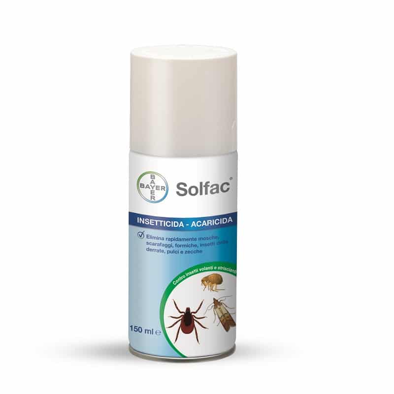SOLFAC 150 ml - Insetticida acaricida spray 